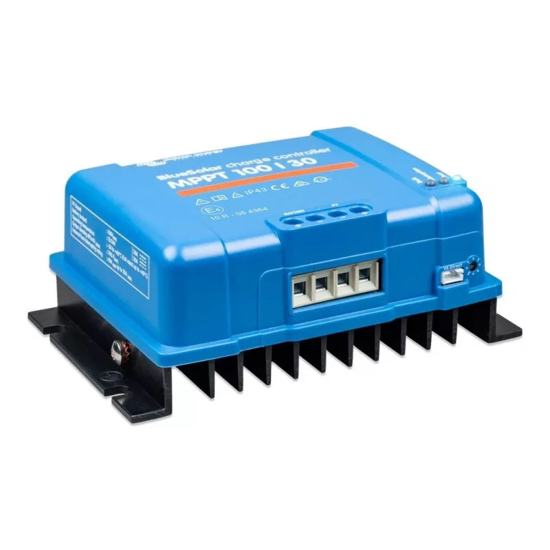 MPPT Saulės įkrovos valdiklis Victron Energy BlueSolar 100/30 — 30A, 100V maks. PV