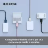 Sony IER-EX15C ausinės, laidinės, į ausis, skambučiai/muzika, USB Type-C, baltos