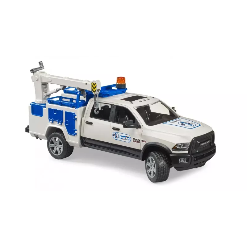 Automobilis Dodge RAM 2500 Service su besisukančiu švyturiu Gaidys BRUDER 02509