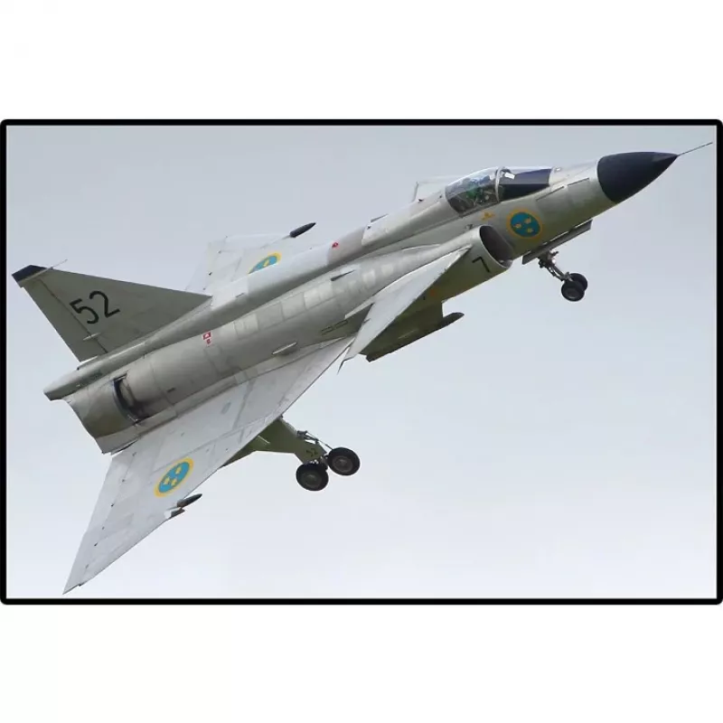 Cobi blokelių rinkinys Saab AJ 37 Viggen, 881 detalės