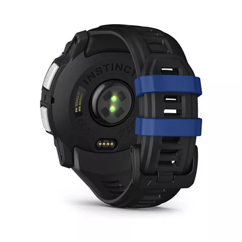 Išmanusis laikrodis GARMIN Instinct 3 3,05 cm (1,2 colio) AMOLED 45 mm 390x390 px liečiamas ekranas Juodas Baltas GPS 4 GB 53 g Silikoninis dirželis