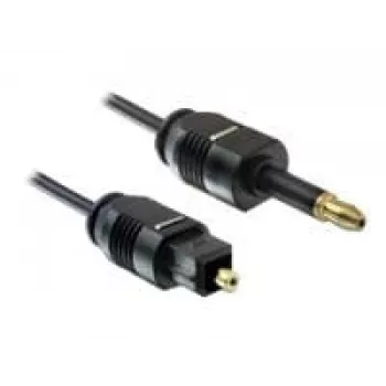 Toslink garso laidas DeLOCK 82876 2 m Mini-TOSLINK Juodas