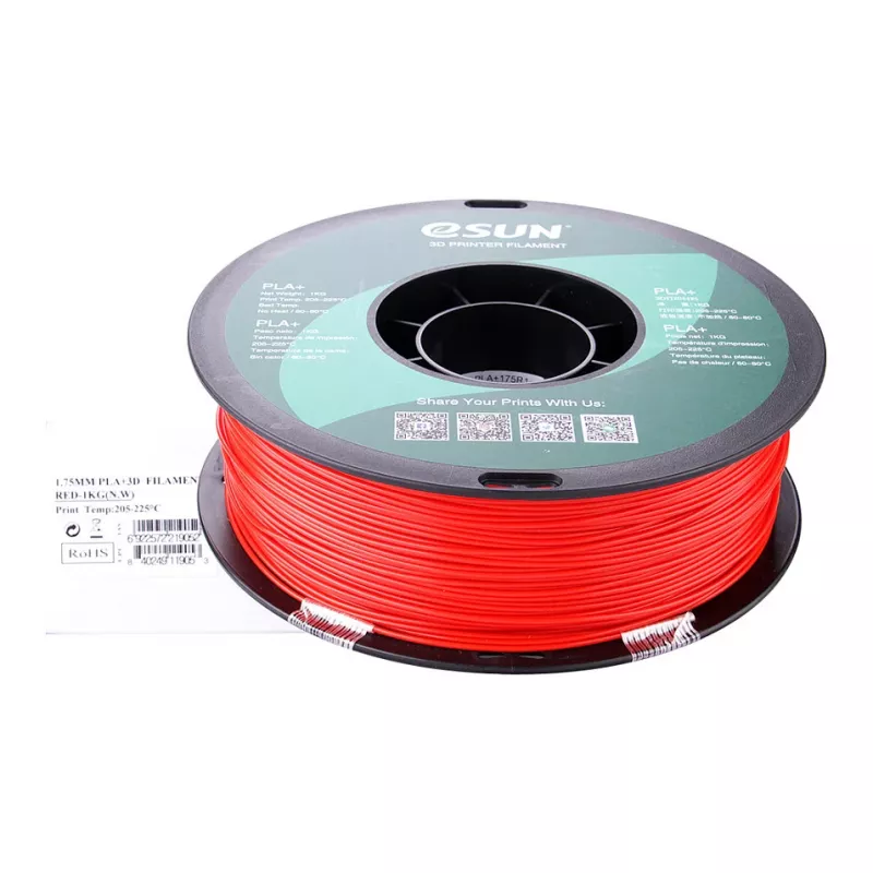 PLA+ 1,75mm Raudona 1kg