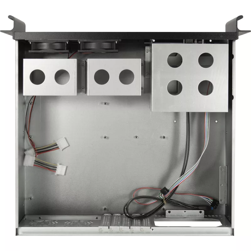 Stovo korpusas Inter-Tech 3U-K-340L Juodas ATX 60mm Ventiliatoriai