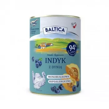 BALTICA regional flavours kalakutiena su moliūgu – šlapias šunų ėdalas – 400g
