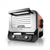 Ninja OO101EU lauko kepsninė / grotelės Elektrinė + Anglinė Juoda, Raudona, Sidabrinė 2400 W