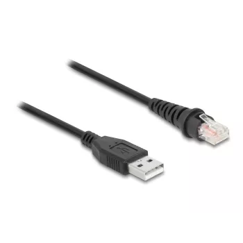 DeLOCK RJ50 į USB 2.0 Type-A brūkšninių kodų skaitytuvo laidas 2 m