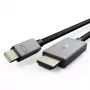 Mini DisplayPort į HDMI laidas CABLETIME 1 m, 4K@30Hz, pasyvus adapterinis laidas