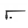 Vidinė WLAN kortelė LANBERG NC-1200-WIE — Dviejų juostų USB WLAN adapteris, RTL8812BU, iki 1200 Mbit/s, išorinės 2x2 antenos (5 dBi), juoda