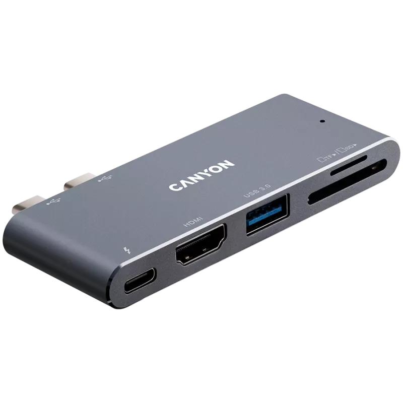 CANYON DS-5 5in1 Thunderbolt 3 4K Space Grey