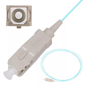 Extralink SC/UPC pigtail daugiamodis OM3 50/125 µm 2 m FTTH, Easy strip