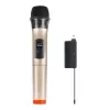 PULUZ PU628J UHF belaidis dinaminis mikrofonas su LED ekranu (auksinis)