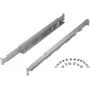 Stovo bėgių rinkinys PowerWalker 10120531 — sidabrinis, plotis 550 mm, aukštis 140 mm, gylis 70 mm, palaiko 78–120 cm gylį, svoris 3,1 kg