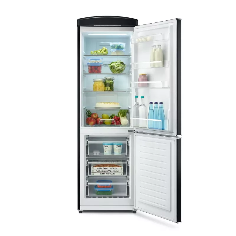 Šaldytuvas-šaldiklis Severin RKG 8998, 315 L, juodas, No Frost, Multi-Airflow