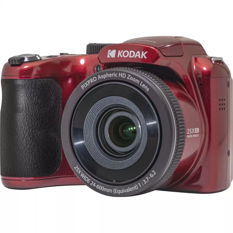 Kodak PIXPRO AZ255 1/2.3 Kompaktiška kamera 16,35 MP BSI CMOS 4608 x 3456 pikselių Raudona (AZ255RD)