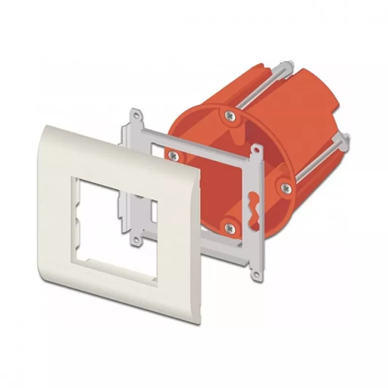 Modulio laikiklis DeLOCK Easy 45 80x80 mm baltas