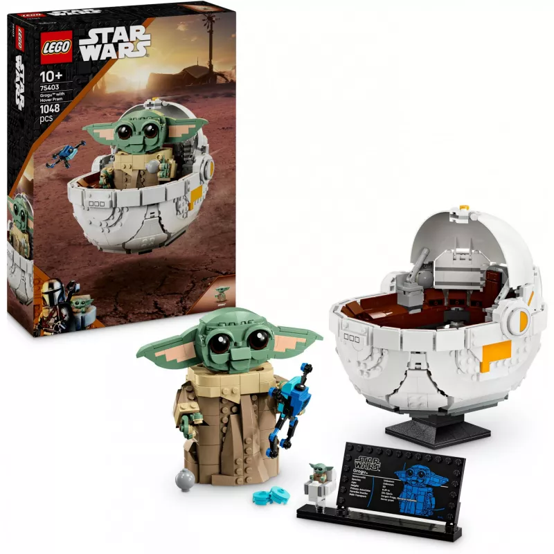 LEGO STAR WARS 75403 Grogu su Hover Pram