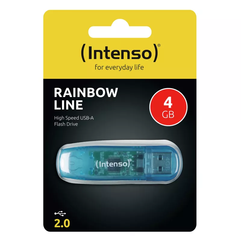 USB atmintukas Intenso 4 GB USB Type-A 2.0 Mėlynas