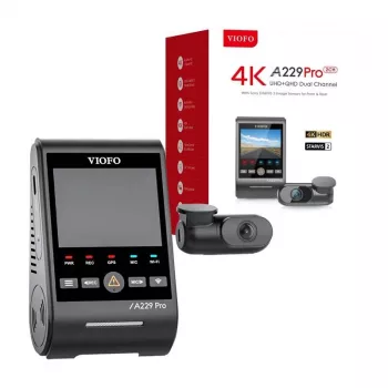 Vaizdo registratorius VIOFO A229 Pro 2CH-G GPS