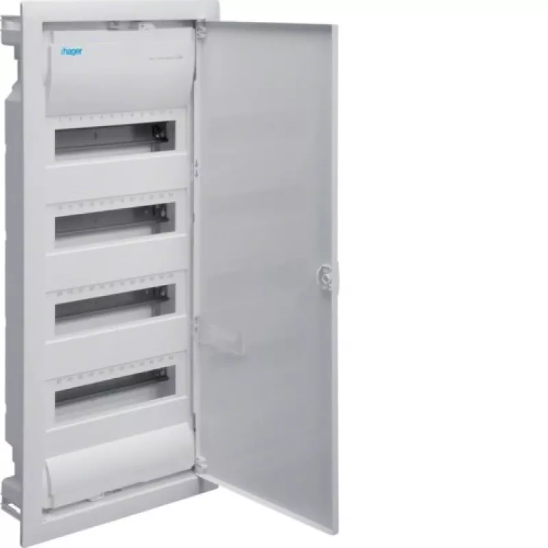 Elektros skydas Hager VU48NE IP30 Plotis 348 mm Gylis 94,5 mm Aukštis 755 mm