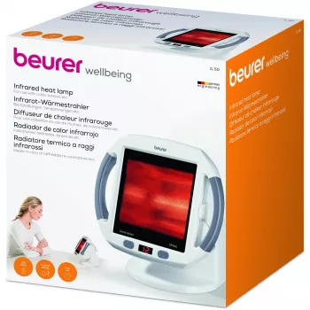 Beurer IL50 infraraudonųjų spindulių šildymo lempa 300 W su laikmačiu