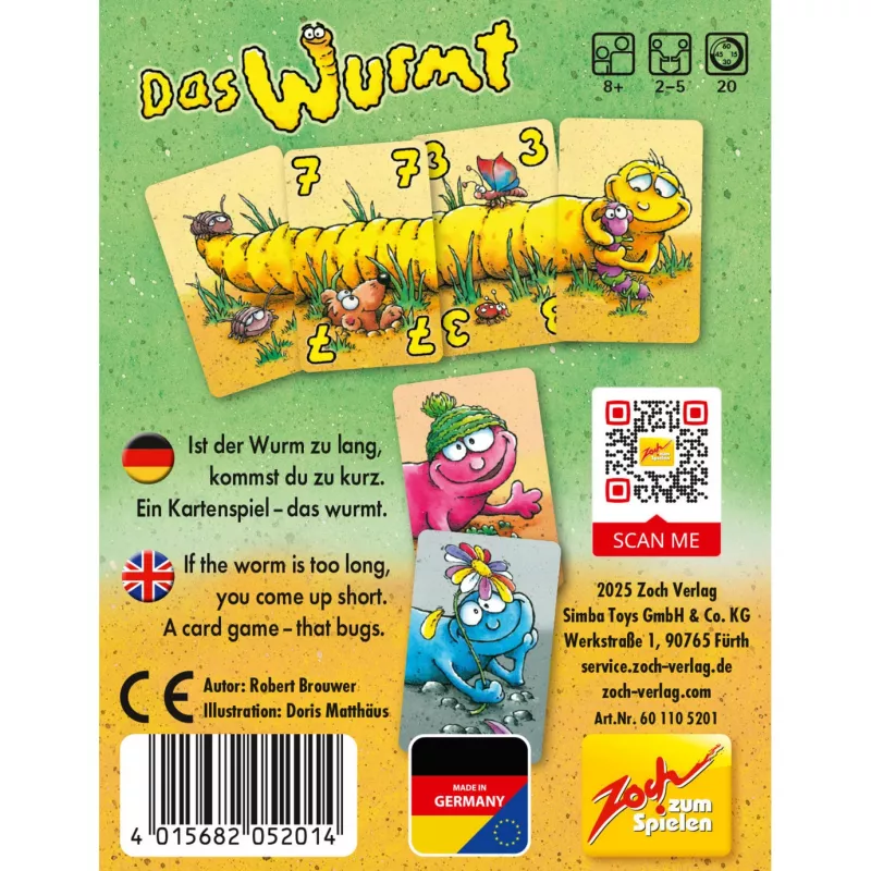 Das wurmt, Kortų žaidimas