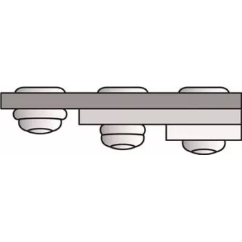 Kniedė akloji GESIPA Polygrip 6,4x15 Al/Plienas Standard KS, 1,5–9,0 mm, pakuotė 250 vnt.