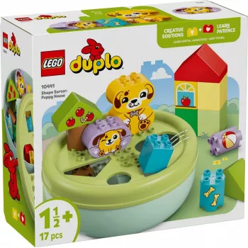 Konstrukcinis žaislas LEGO DUPLO Formų rūšiuotojas Šuniuko namelis 10441, 17 dalių, nuo 1½ iki 5 metų