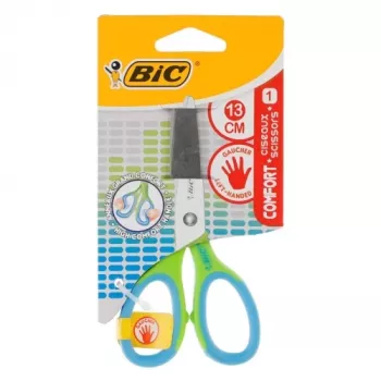 BIC Comfort kairiarankės žirklės 13 cm