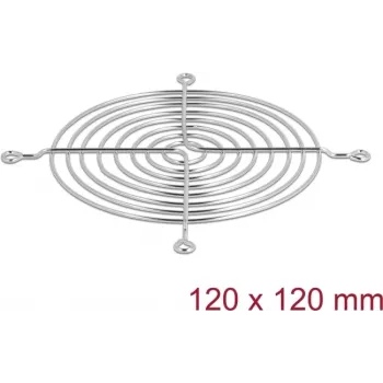 Ventiliatoriaus grotelės DeLOCK 67308 Metalinės Sidabrinės 113,8 mm
