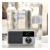 Stalinis radijo imtuvas Sangean DDR-7 Glacier Silver su skaitmeniniu derintuvu ir Bluetooth