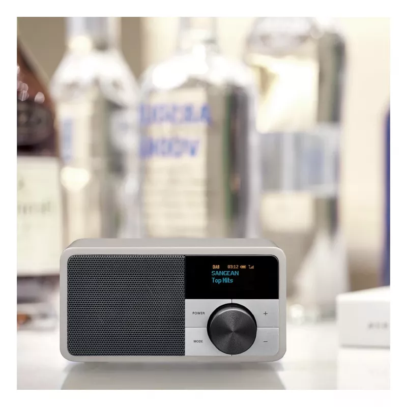Stalinis radijo imtuvas Sangean DDR-7 Glacier Silver su skaitmeniniu derintuvu ir Bluetooth