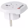 SKROSS Country Travel Adapter India-Israel-Denmark į Europą - Adapteris maitinimo jungčiai - K, D, H (W) tipai