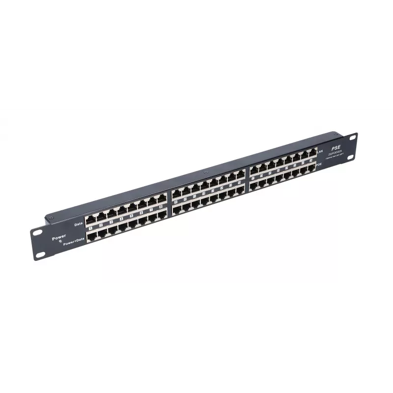 Extralink PoE Injektorius 24 prievadų 24x 100Mb/s RJ45, montuojamas į stelažą