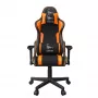 GEMBIRD GC-SCORPION-04X žaidimų kėdė juoda-oranžinė, ergonomiškas dizainas, reguliuojamas aukštis, aukšta atlošo dalis