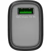 USB-A greitasis QC įkroviklis (18 W) (juodas)
