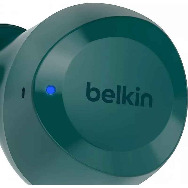 Belkin SoundForm Bolt AUC009btTE true wireless ausinės į ausis su mikrofonu, žalsvai mėlynos