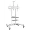 ONKRON TS1881-W TV stovas 50–86 colių televizoriams, Baltas, laisvai pastatomas universalus laikiklis