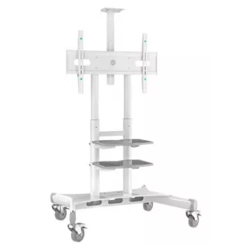 ONKRON TS1881-W TV stovas 50–86 colių televizoriams, Baltas, laisvai pastatomas universalus laikiklis