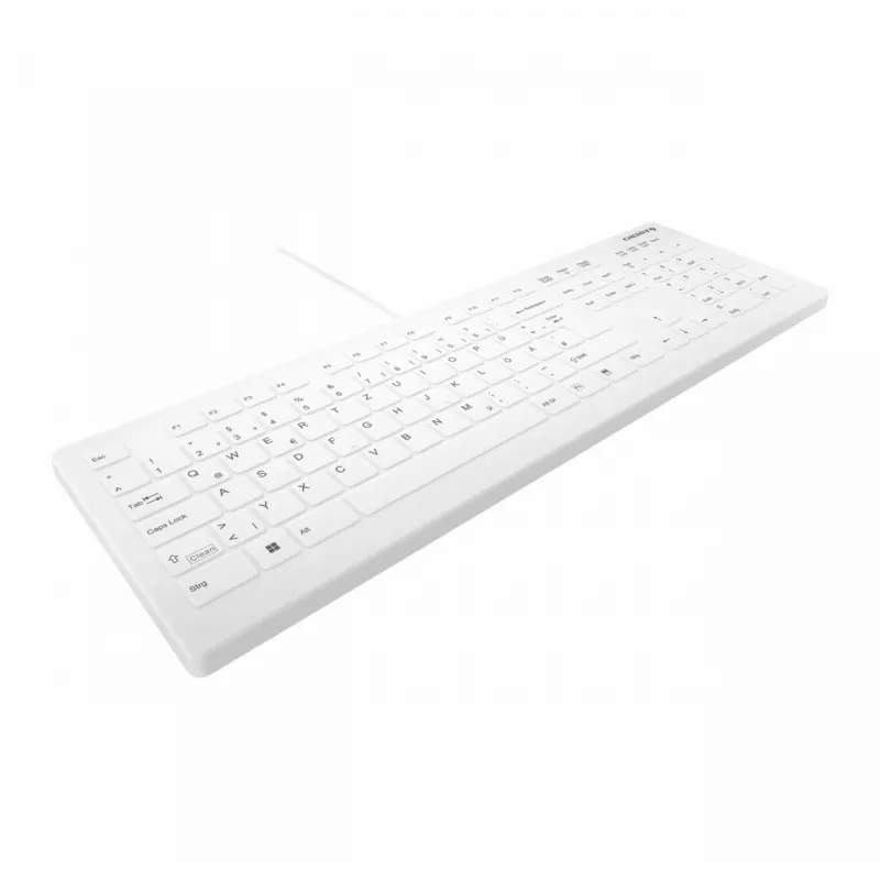 Contour Design Active Key Contour QuickClean Medicininė klaviatūra IP68 pilno dydžio laidinė balta DE C8112