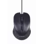 Pilno dydžio laidas klaviatūra Gembird KBS-UM-04 USB QWERTY JAV anglų su pele, juoda, 1.5 m laidas