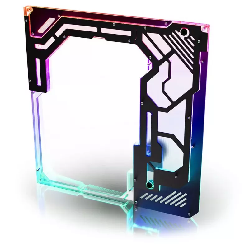 Šoninis dangtis Singularity Spectre 4 Aevum Dual Loop Side Panel Acrylic Clear juodas