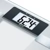 Beurer BG 13 Square Grey, Transparent – asmeninės elektroninės svarstyklės