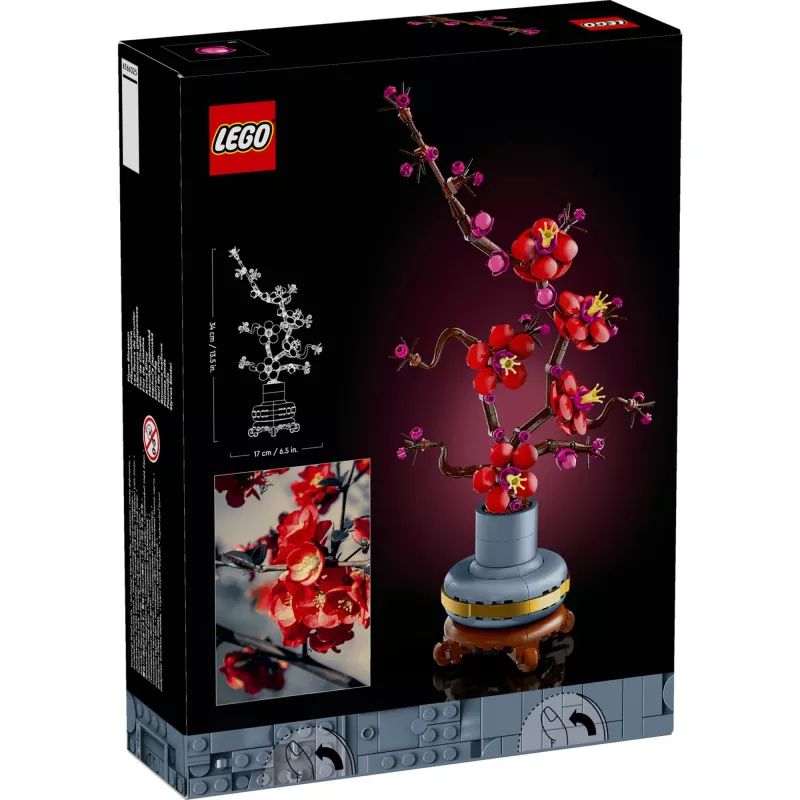 LEGO Icons Slyvų žiedo gėlių dekoratyvinis rinkinys 10369, Įvairių spalvų
