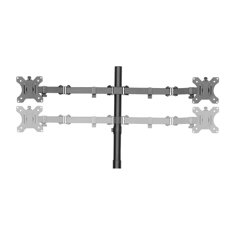 Monitorų stovas LogiLink BP0046 81,3 cm (32 col.) stalas Nerūdijantis plienas