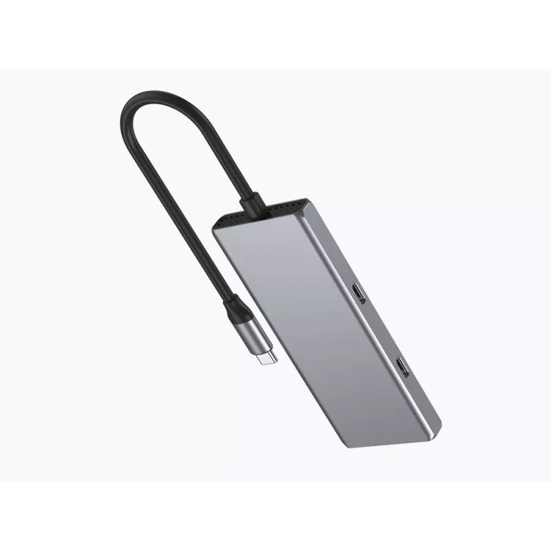USB centras Gembird 4 prievadų USB 3.2 Gen 2 Type-C su 4x Type-A ir Type-C prievadais