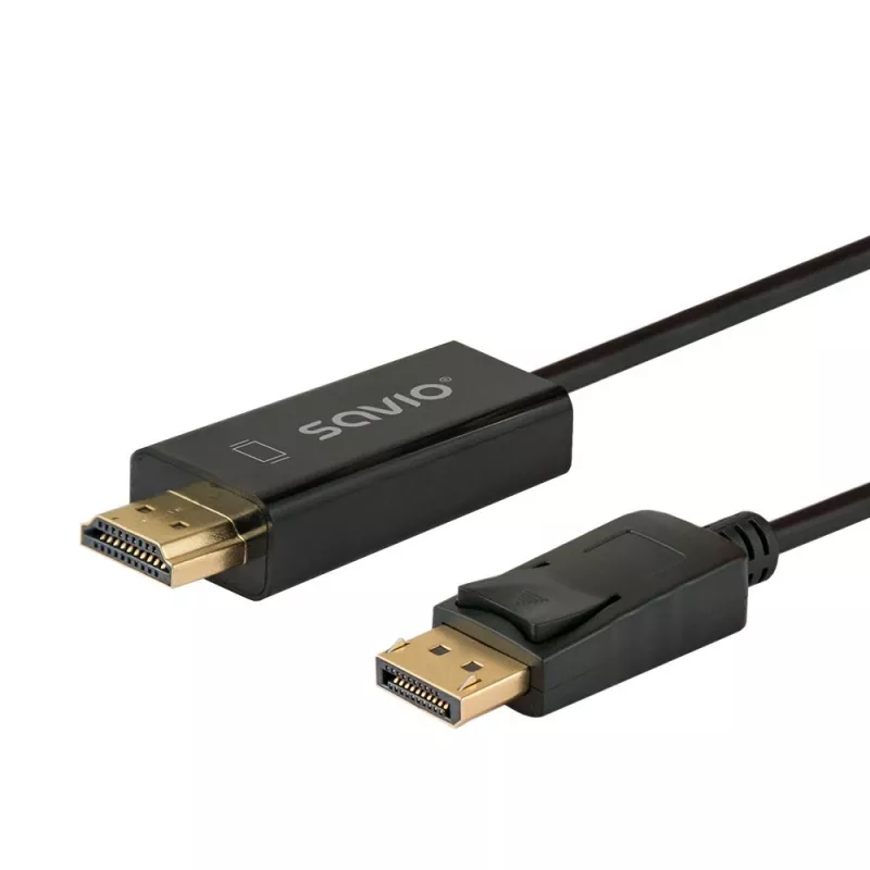 Kabelis DisplayPort į HDMI 1,5 m, CL-183 Savio SAVKABELCL-183