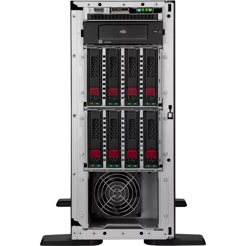 HPE ProLiant ML110 Gen11 4510 12 branduolių 1p 64GB-R MR408i-o 8SFF 2x480GB SSD 2x1000W RPS EU serveris