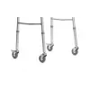 Vaikštynė VITEA CARE PPC013VC – 4 ratų aliumininis vaikštynė, reguliuojamas aukštis 81,5–91,5 cm, ratai 8 cm, plotis 550 mm, max vartotojas 110 kg