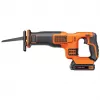Black & Decker BDCR18-QW abipusis pjūklas Juoda, Oranžinė
